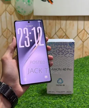 New Tecno Camon 40 Pro 5G 256 GB Black