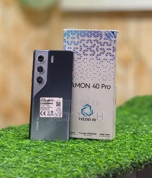 New Tecno Camon 40 Pro 5G 256 GB Black