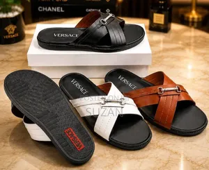 Criss Cross Leather Sandal