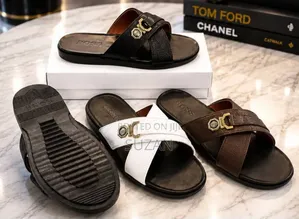 Criss Cross Leather Sandal