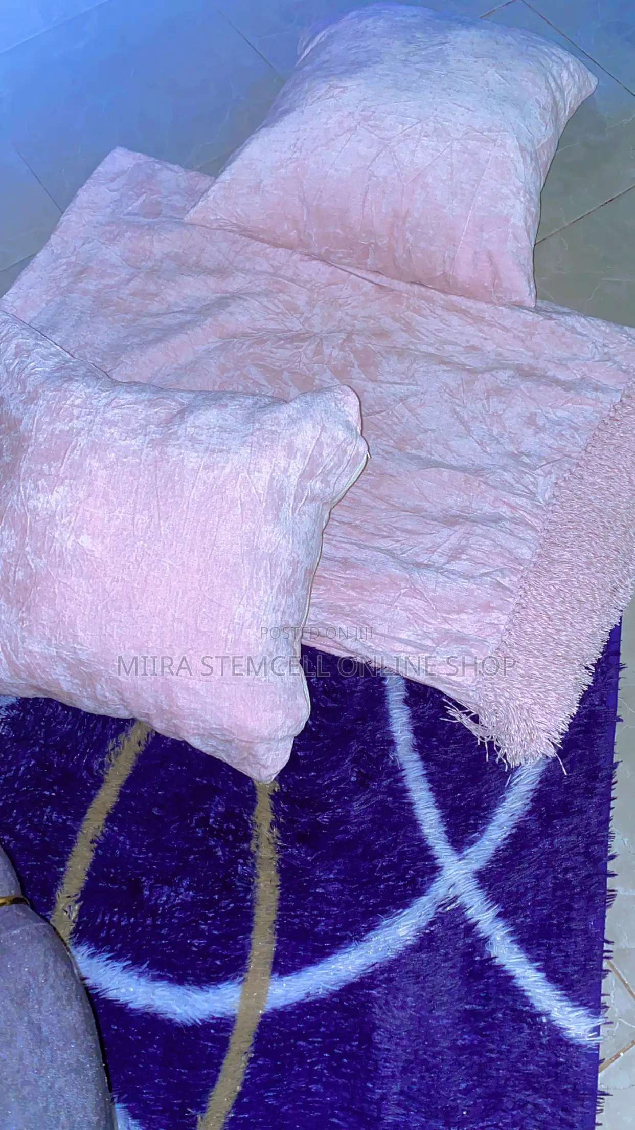Luxury Pink 3-Piece Bedding Set