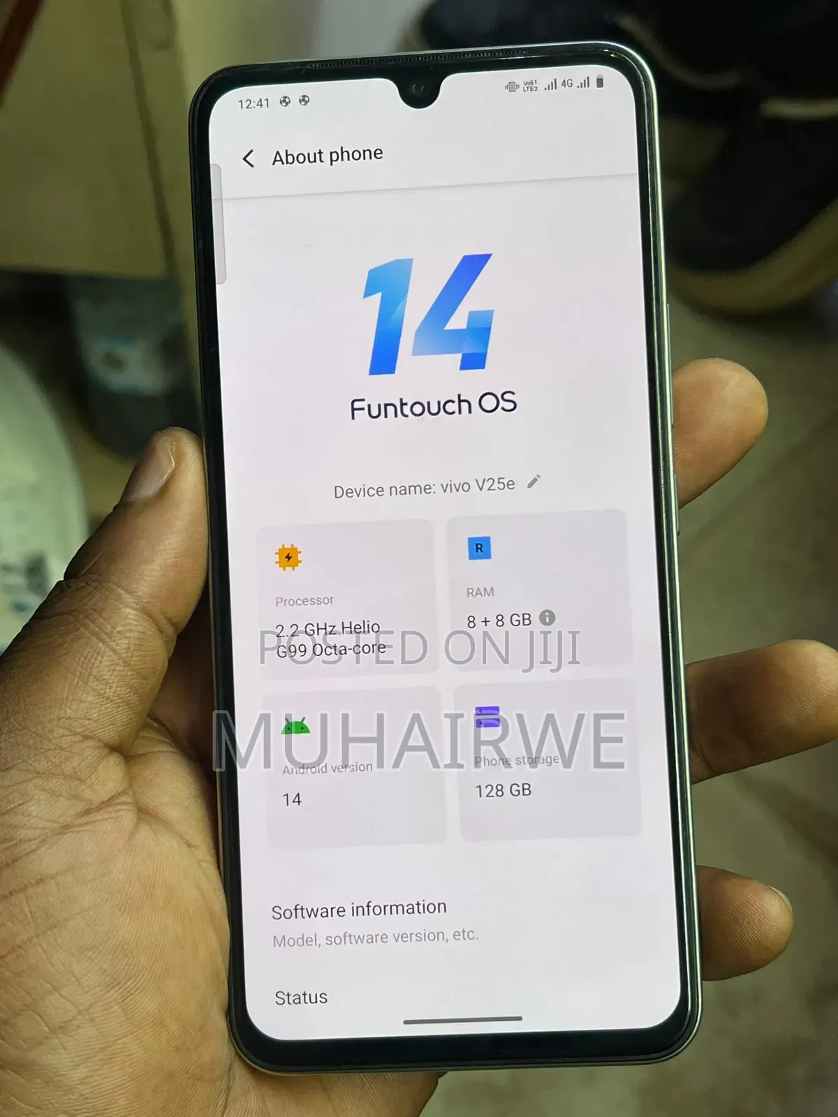 Vivo V25 128 GB Gold