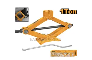 INGCO 1-Ton Scissor Jack Car Jack Heavy Duty Lifter