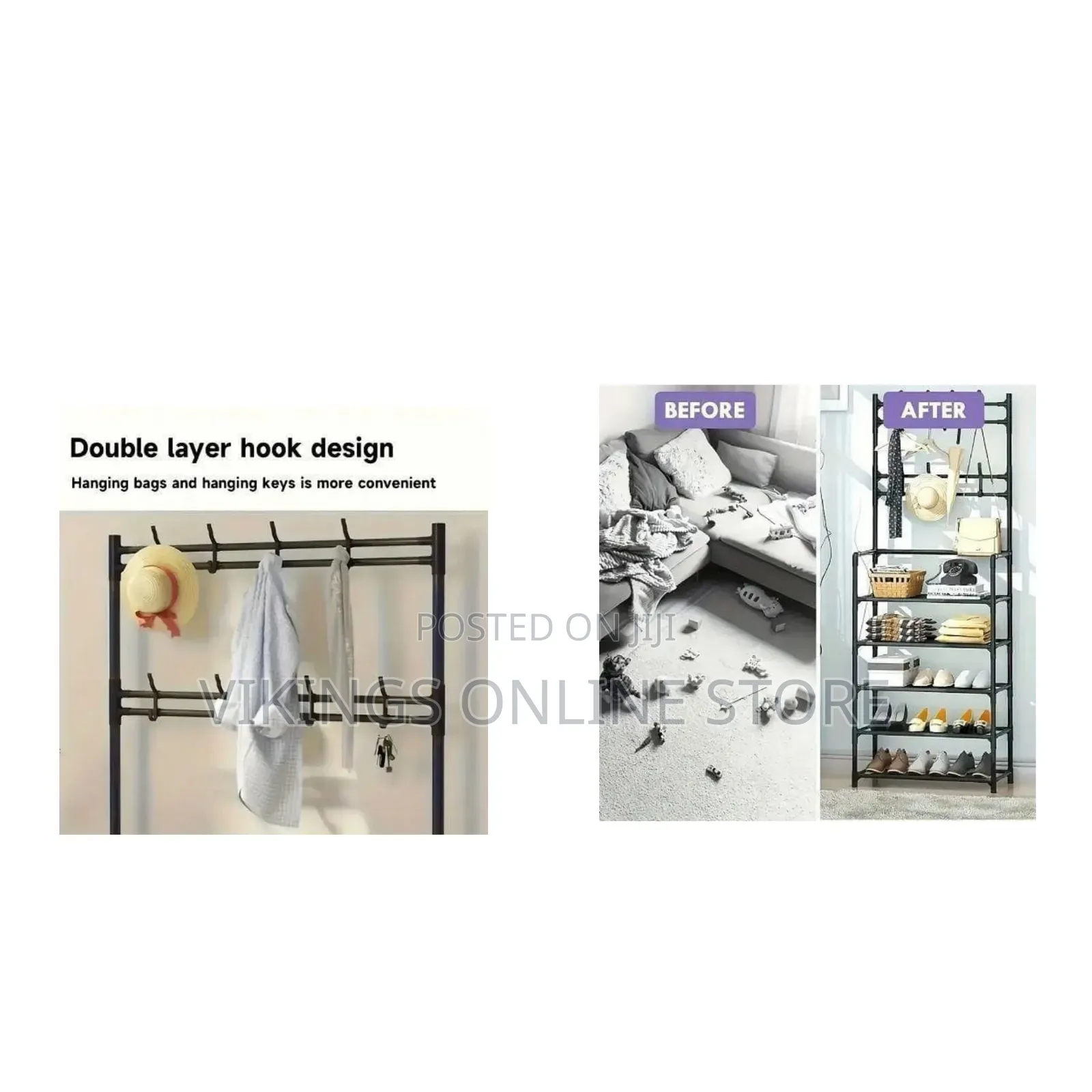 5 Layer Multipurpose Bags, Hat Shoe Rack( for Bag, Cap, Shoes Use