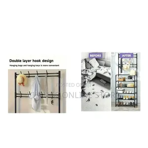 5 Layer Multipurpose Bags, Hat Shoe Rack( for Bag, Cap, Shoes Use