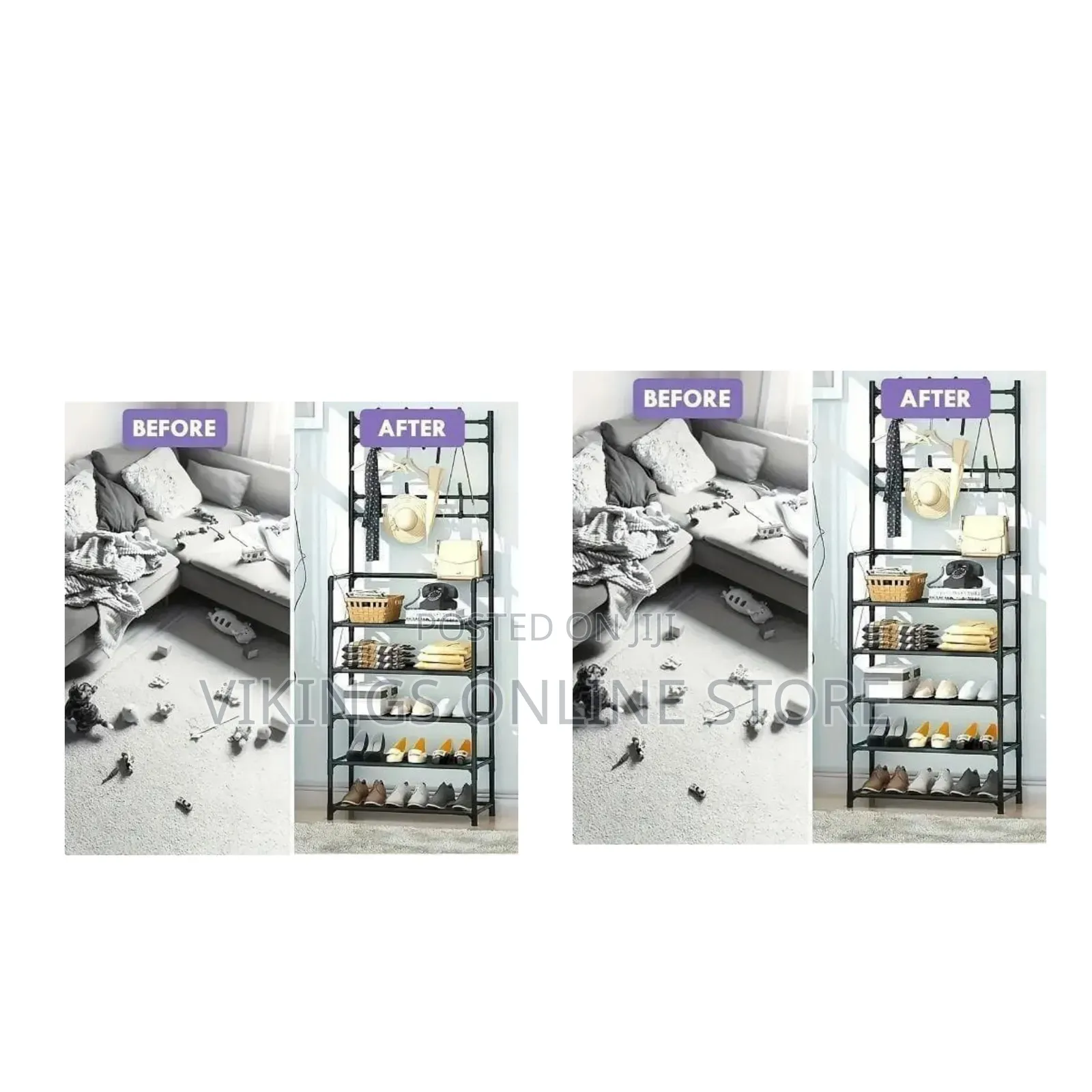 5 Layer Multipurpose Bags, Hat Shoe Rack( for Bag, Cap, Shoes Use