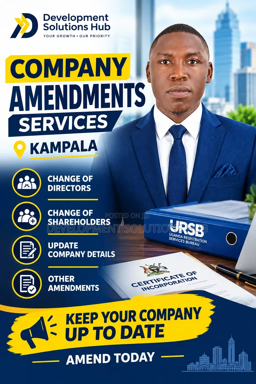 Company Amendment Services/Kampala
