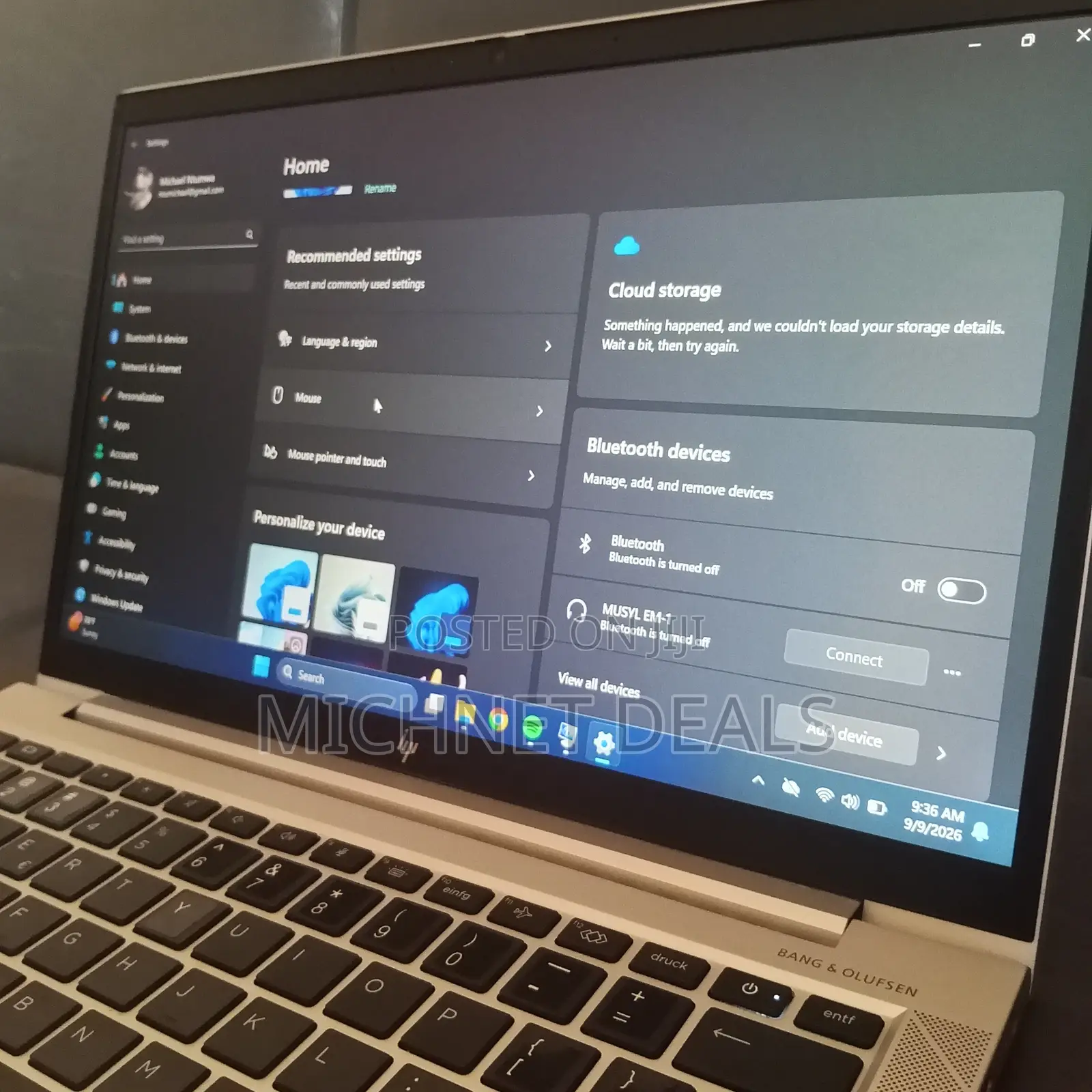 Laptop HP EliteBook 830 G8 16GB Intel Core i5 SSD 512GB
