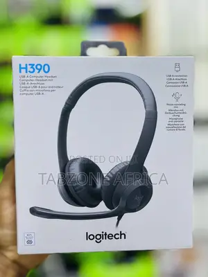 New Logitech H390 USB-A Headset With Noise Cancellation