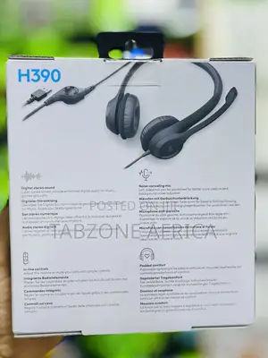 New Logitech H390 USB-A Headset With Noise Cancellation