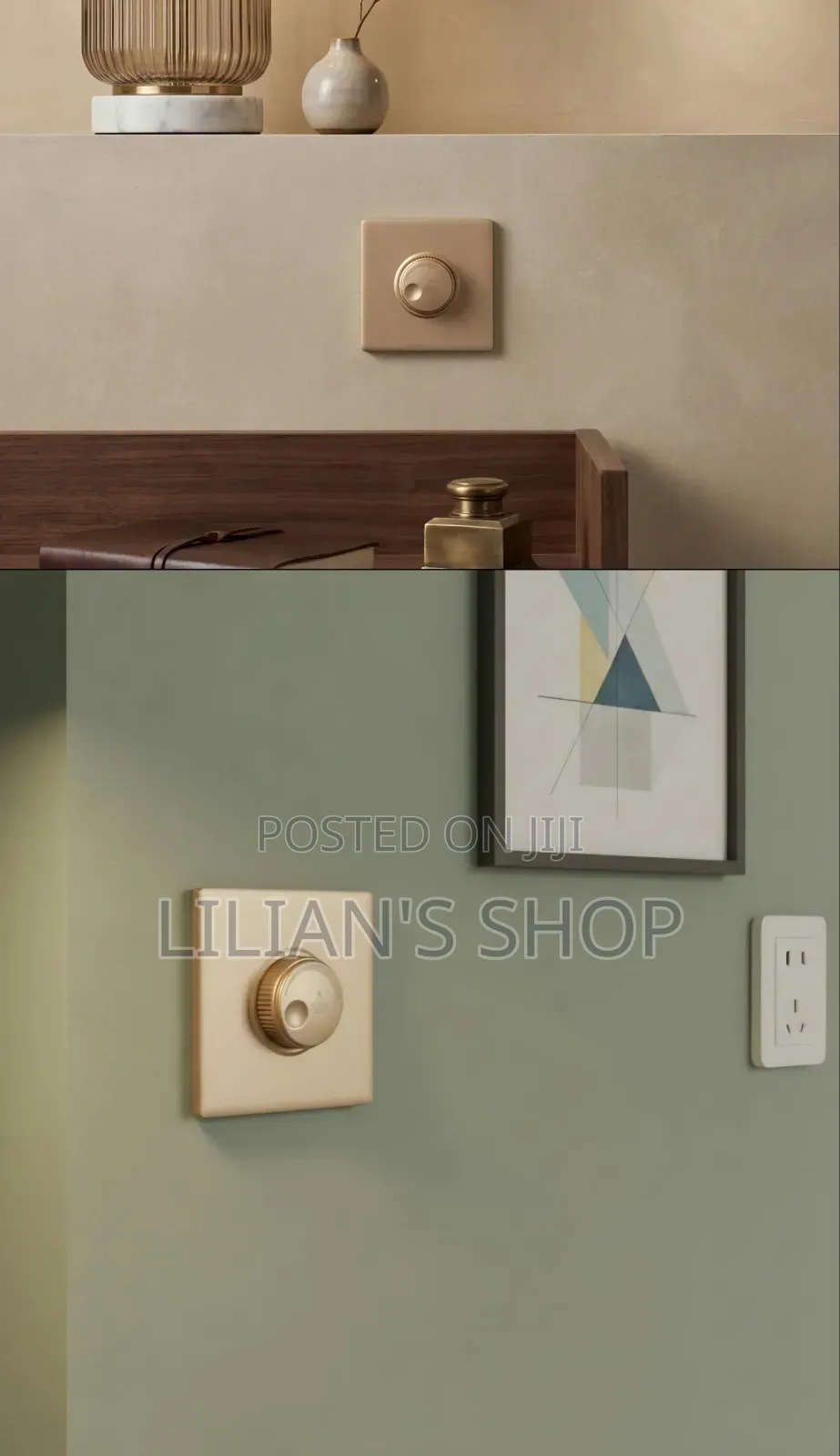 Gelayy Gold Rotary Dimmer Switch