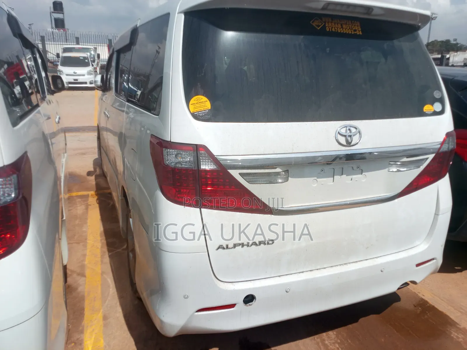 Toyota Alphard 2013 White