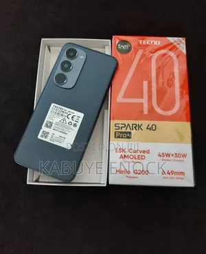 New Tecno Spark 40 Pro+ 256 GB Black