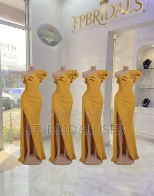 Yellow Bridesmaids Dresses for Hire