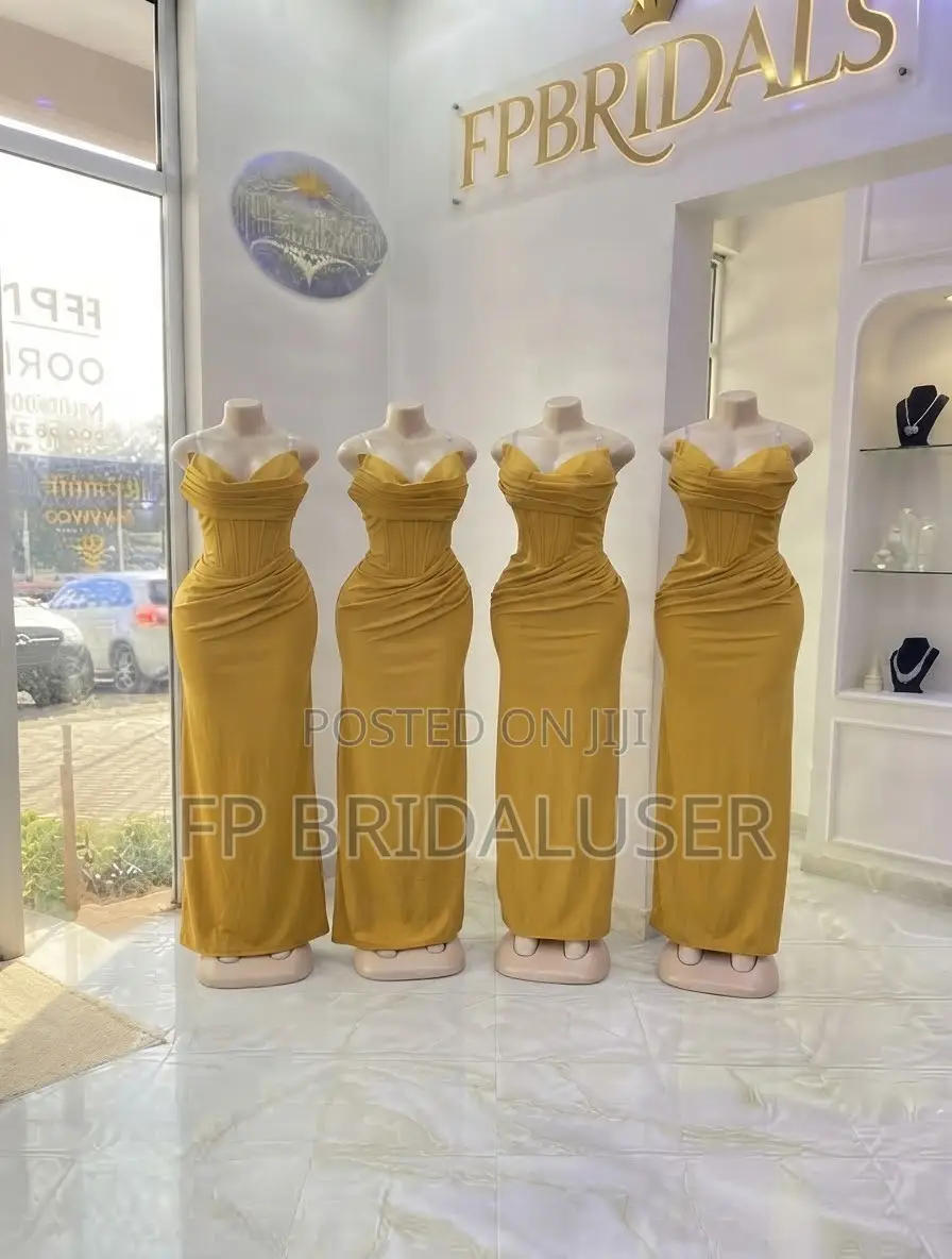 Yellow Bridesmaids Dresses for Hire