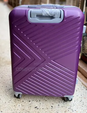 Large Plastic Suitcase Purple