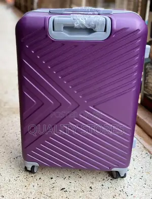 Large Plastic Suitcase Purple