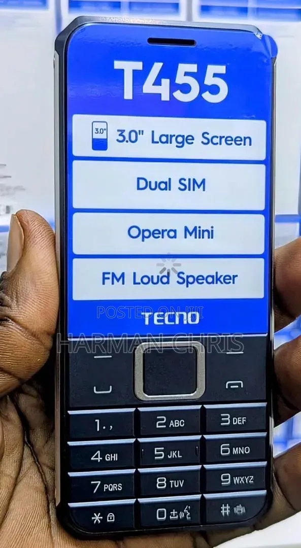 New Tecno T455 Black