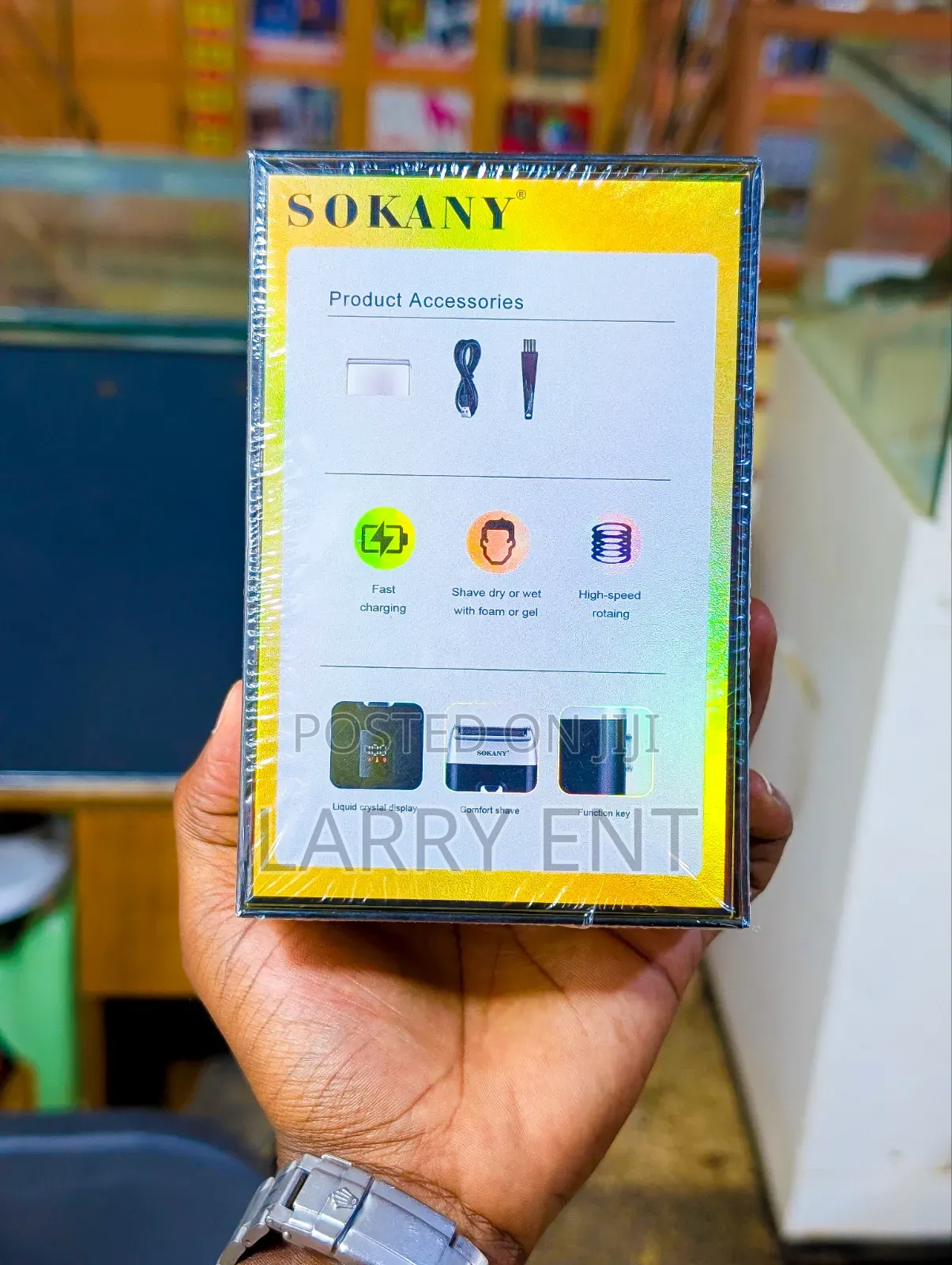 Sokany Cordless Electric Shaver Wet Dry Precision Trimmer