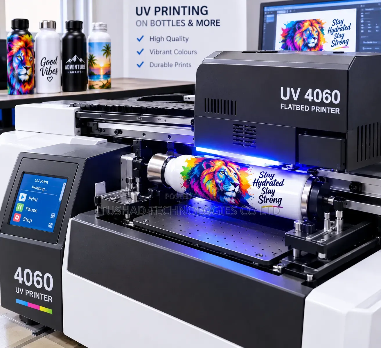 UV Printing, Direct Stickers A3 A4. Bottles, Pens, Note Books Etc