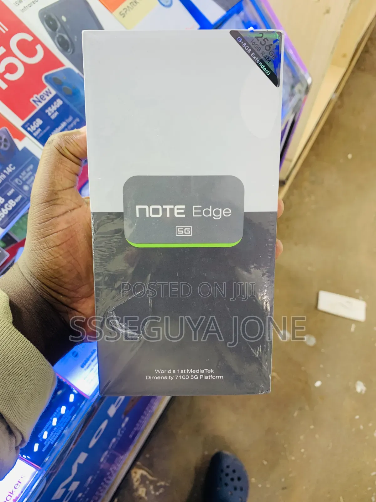 New Infinix Note Edge 256 GB Black