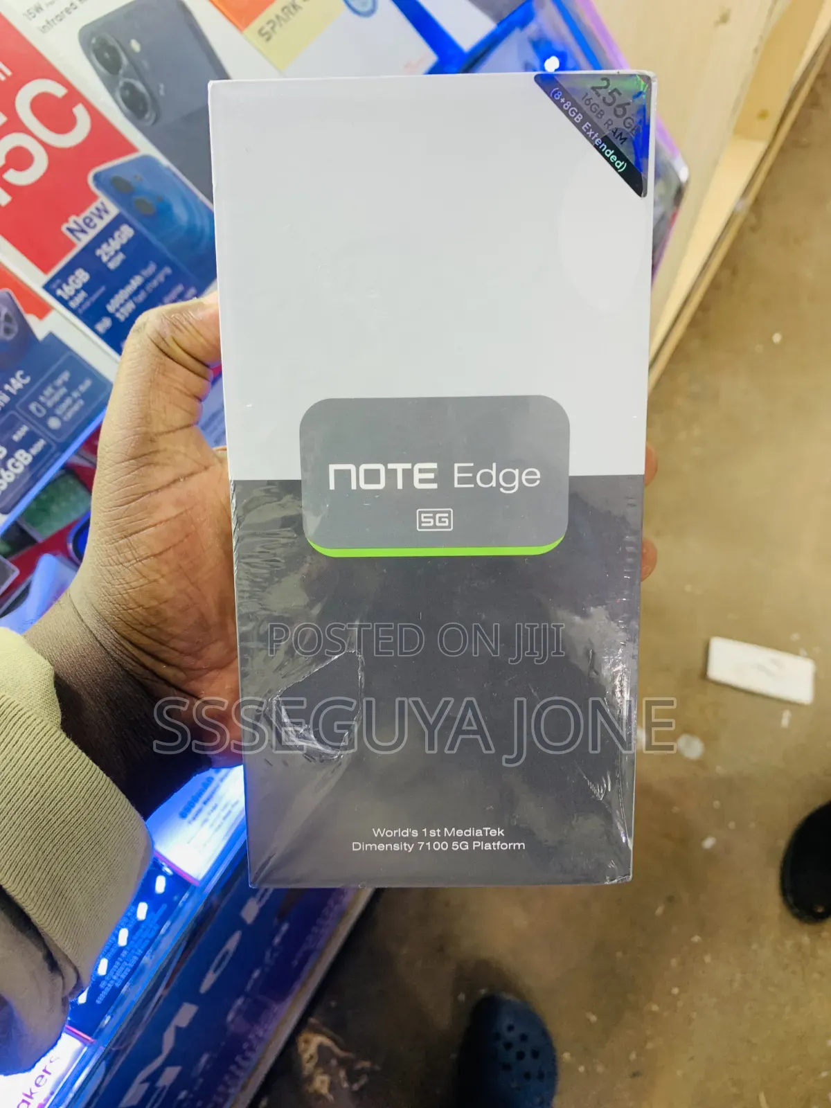 New Infinix Note Edge 256 GB Black
