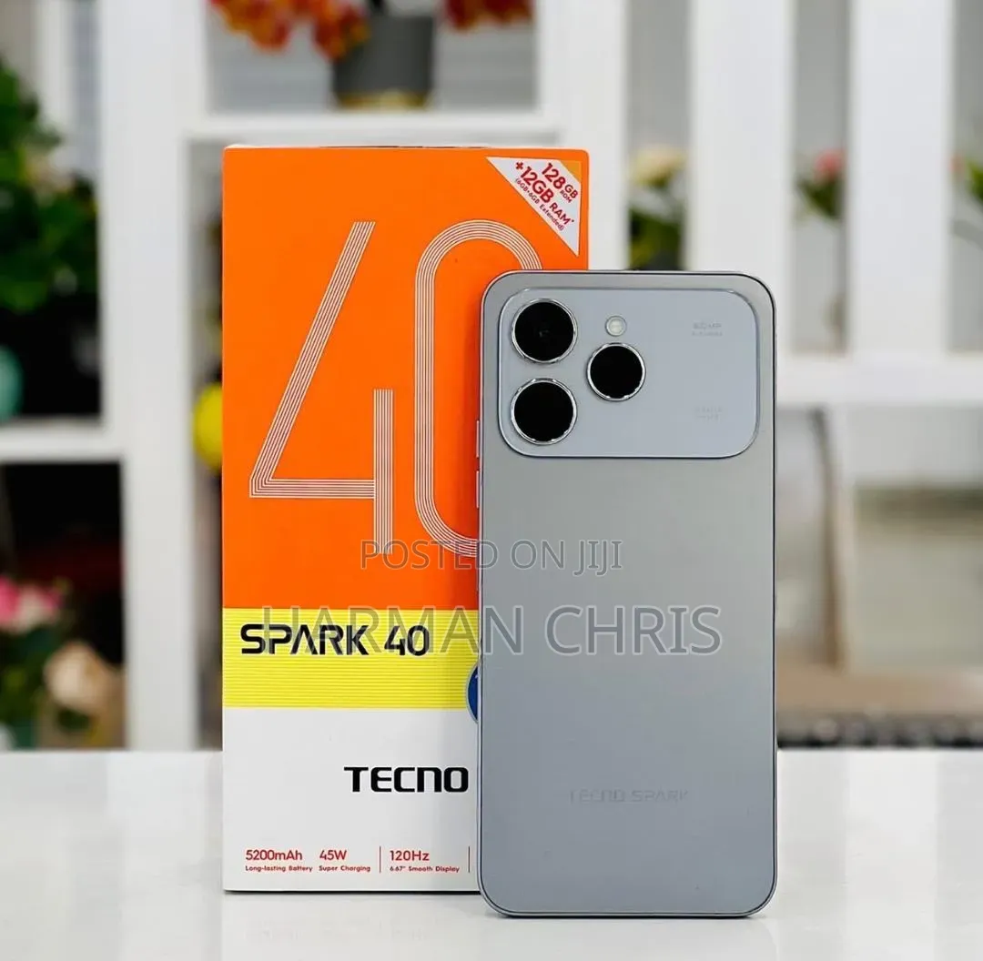 New Tecno Spark 40 128 GB Gray