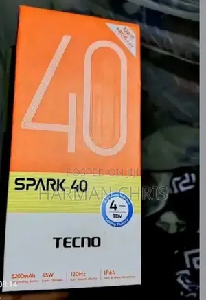New Tecno Spark 40 128 GB Black