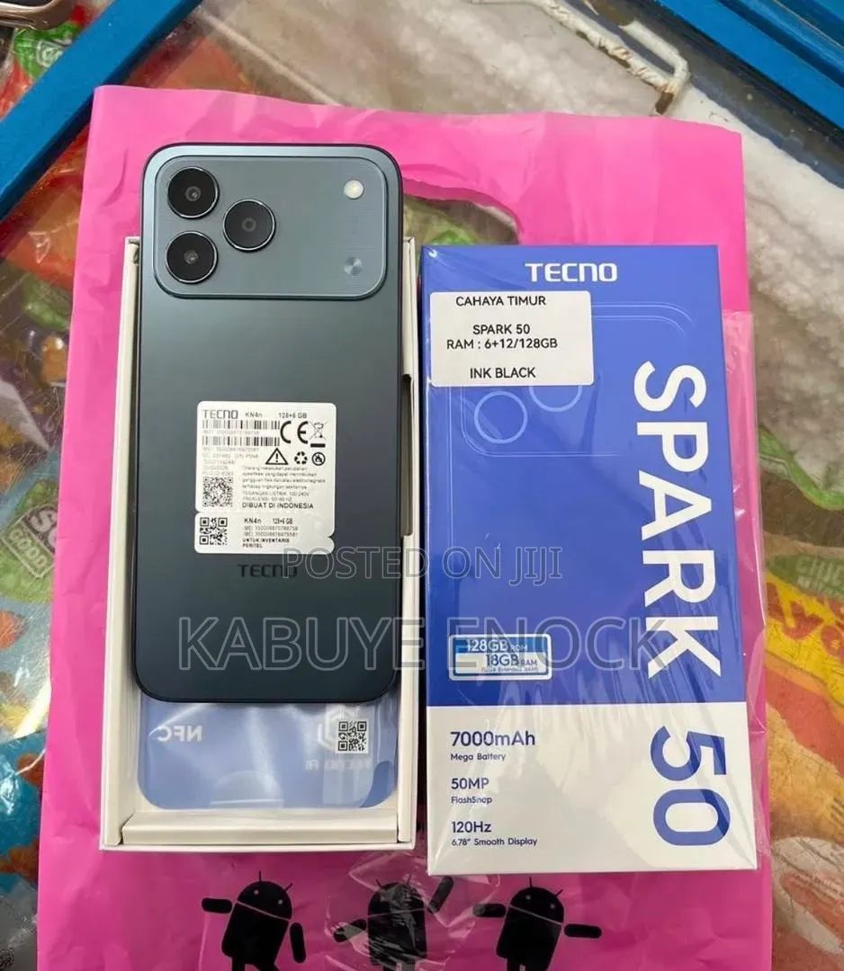 New Tecno Spark 50 128 GB Black
