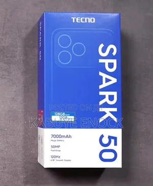 New Tecno Spark 50 128 GB Black