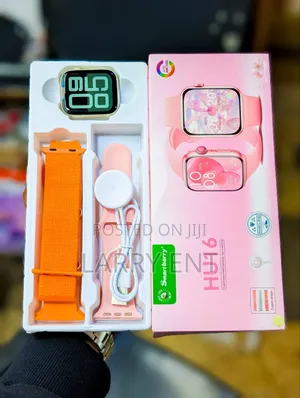 HU16 Series Smartwatch Smooth Curved Screen 3 Strap Set