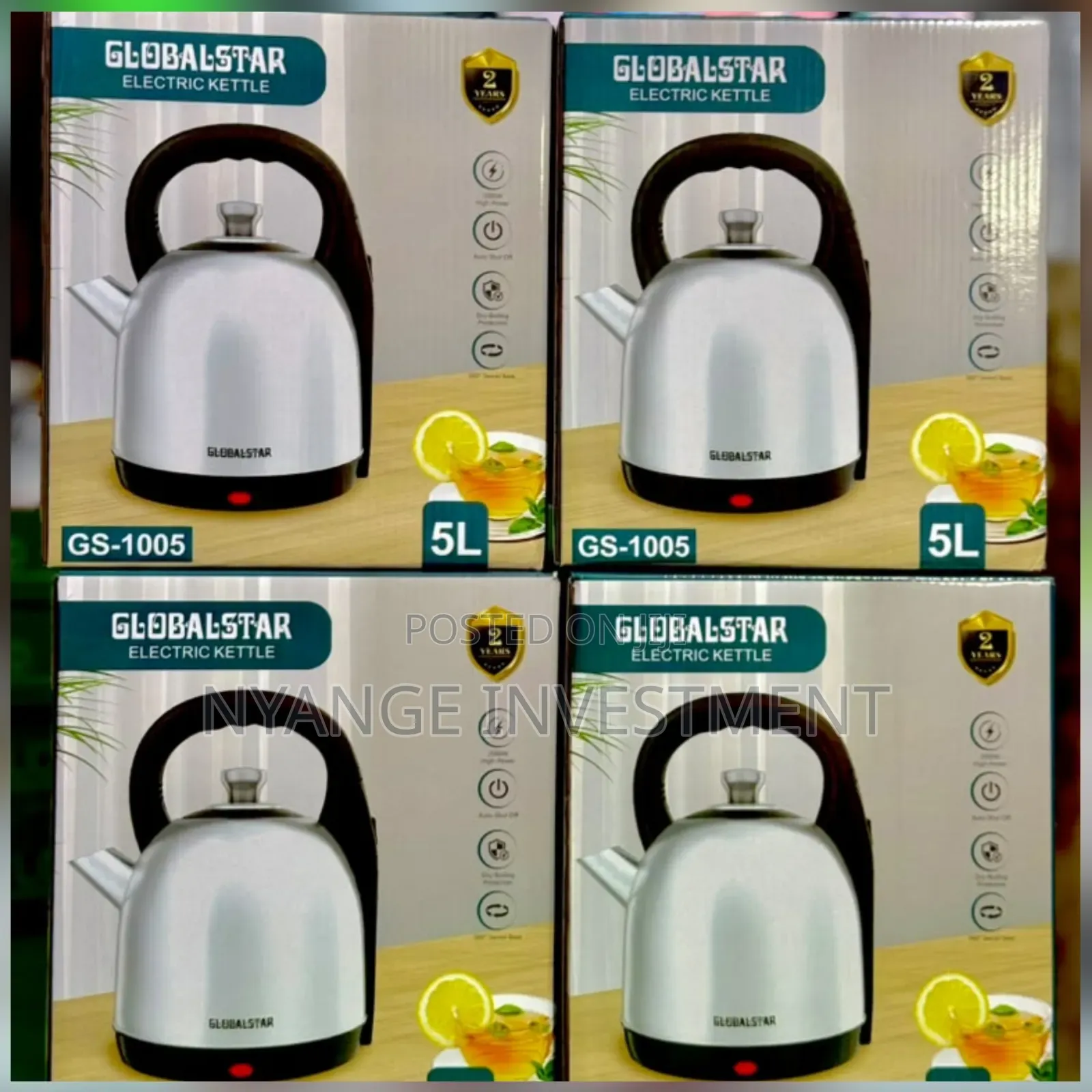 5 Litres Globalstar Water Kettle.