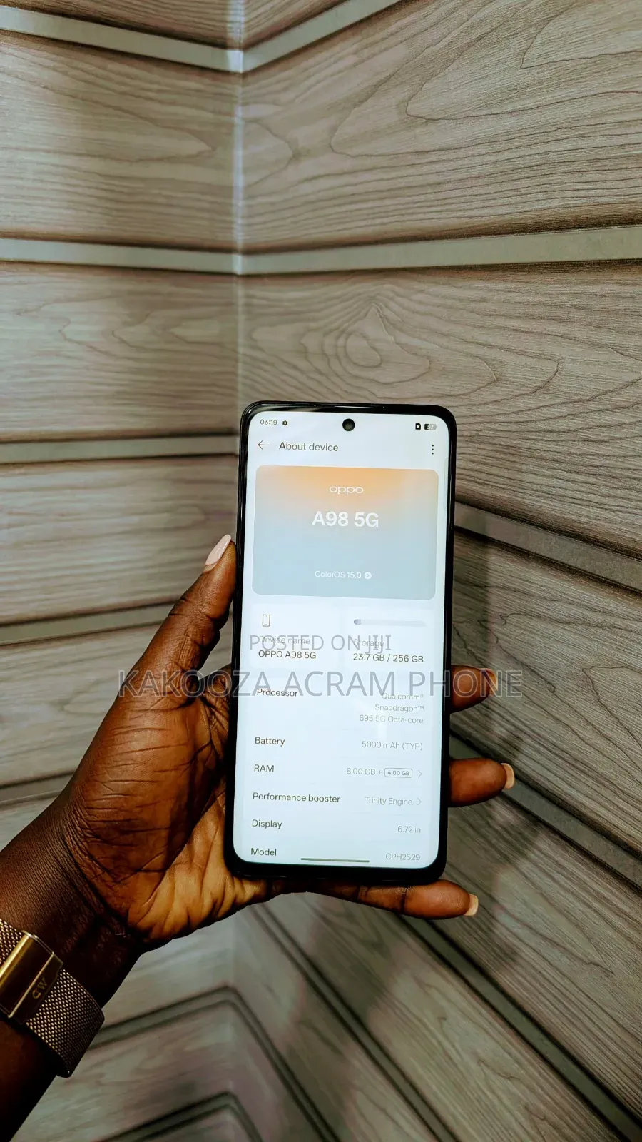 Oppo A98 256 GB Gray