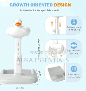 Infant Bath Support Shower Stand With Anti-Slip Base