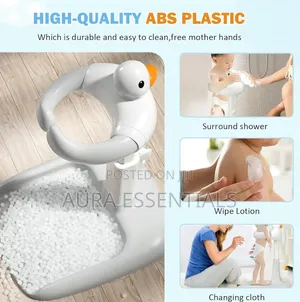 Infant Bath Support Shower Stand With Anti-Slip Base
