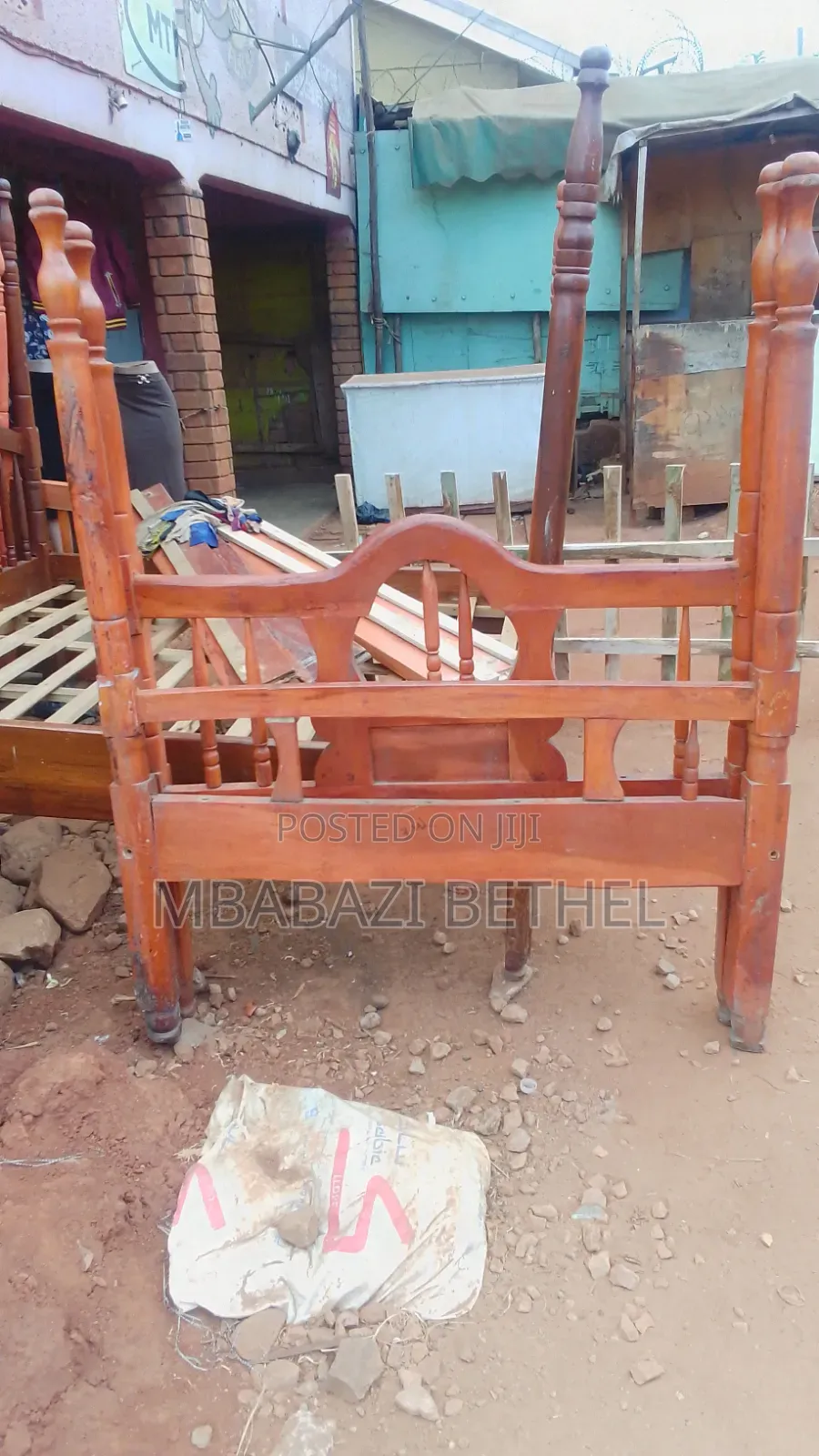 Used 4by6 Wooden Bed on Sale