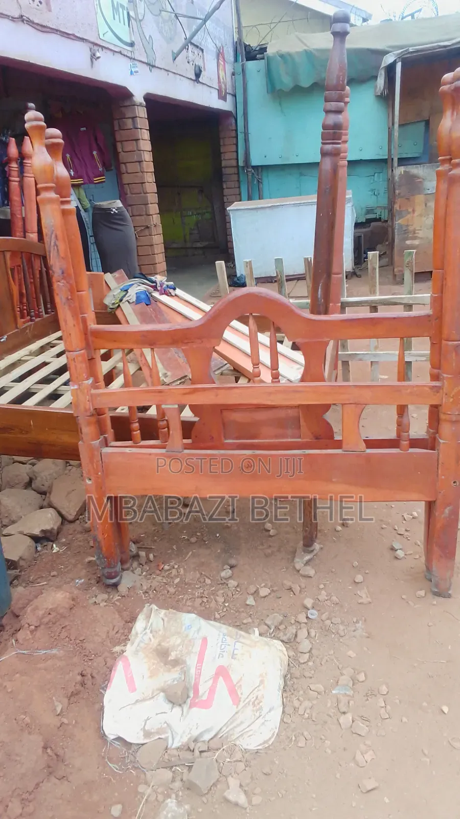 Used 4by6 Wooden Bed on Sale