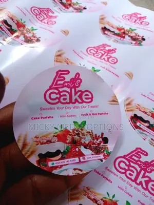 Custom Printed & Cut Stickers/ Labels