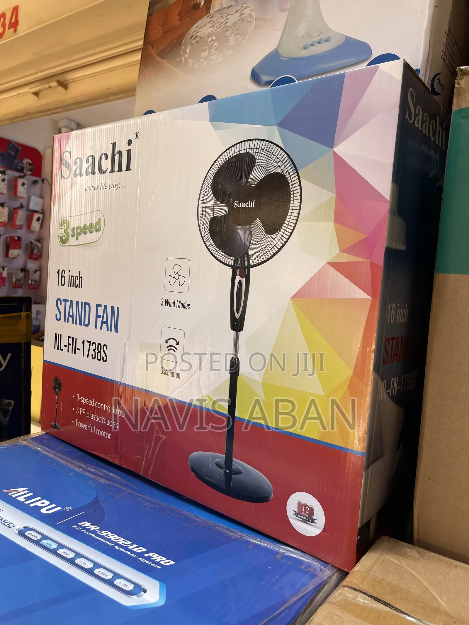 Saachi 16 Inch Stand Fan