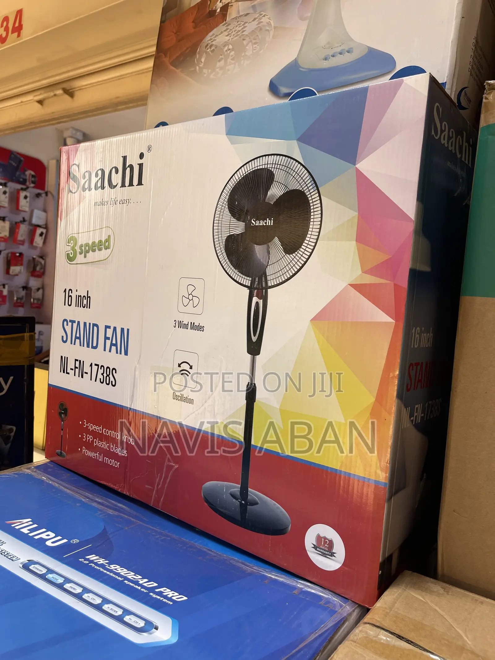 Saachi 16 Inch Stand Fan