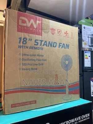 Digiwave Dw18 Inch Stand Fan With Remote