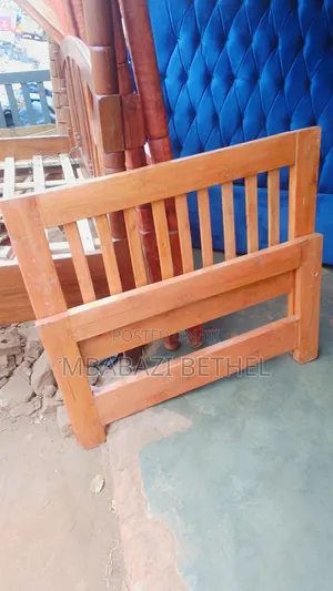 3by6 Wooden Bed in Good Condition Readily Available for Sale