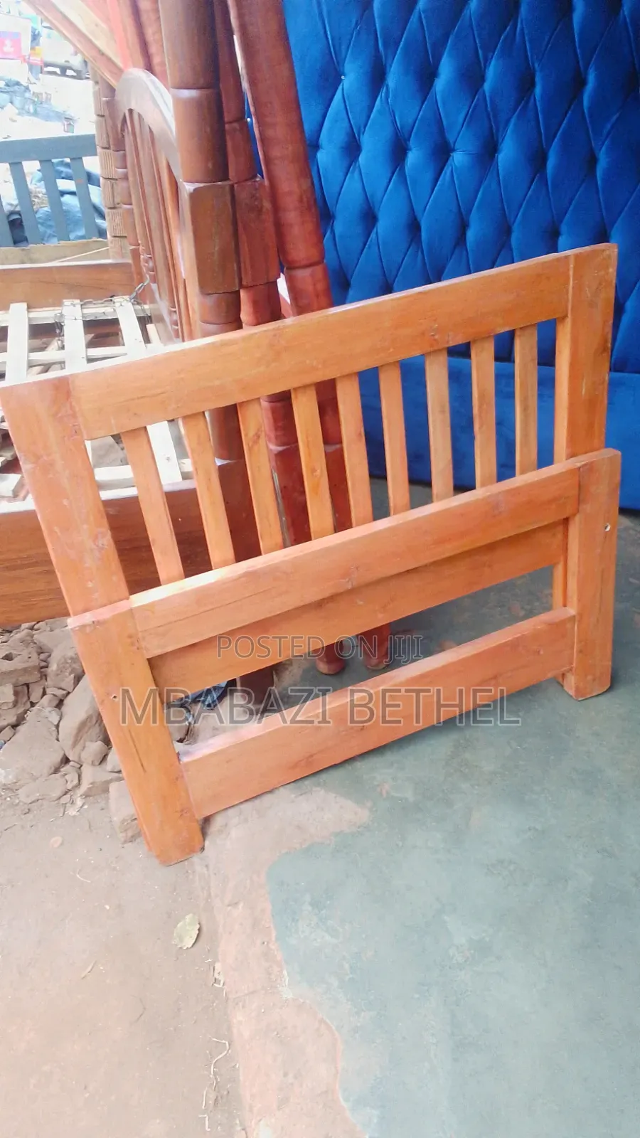 3by6 Wooden Bed in Good Condition Readily Available for Sale