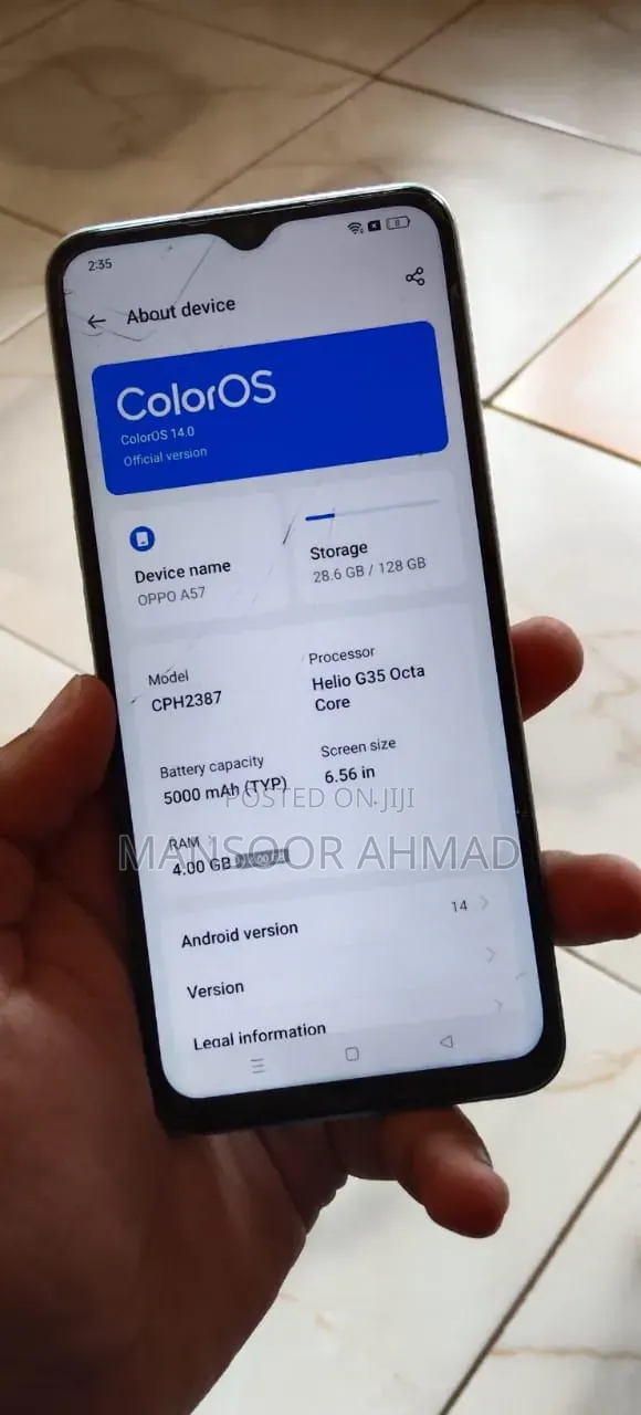 Oppo A57 128 GB Green