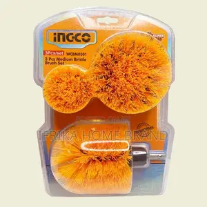 INGCO 3 Pieces Medium Bristle Brush Set