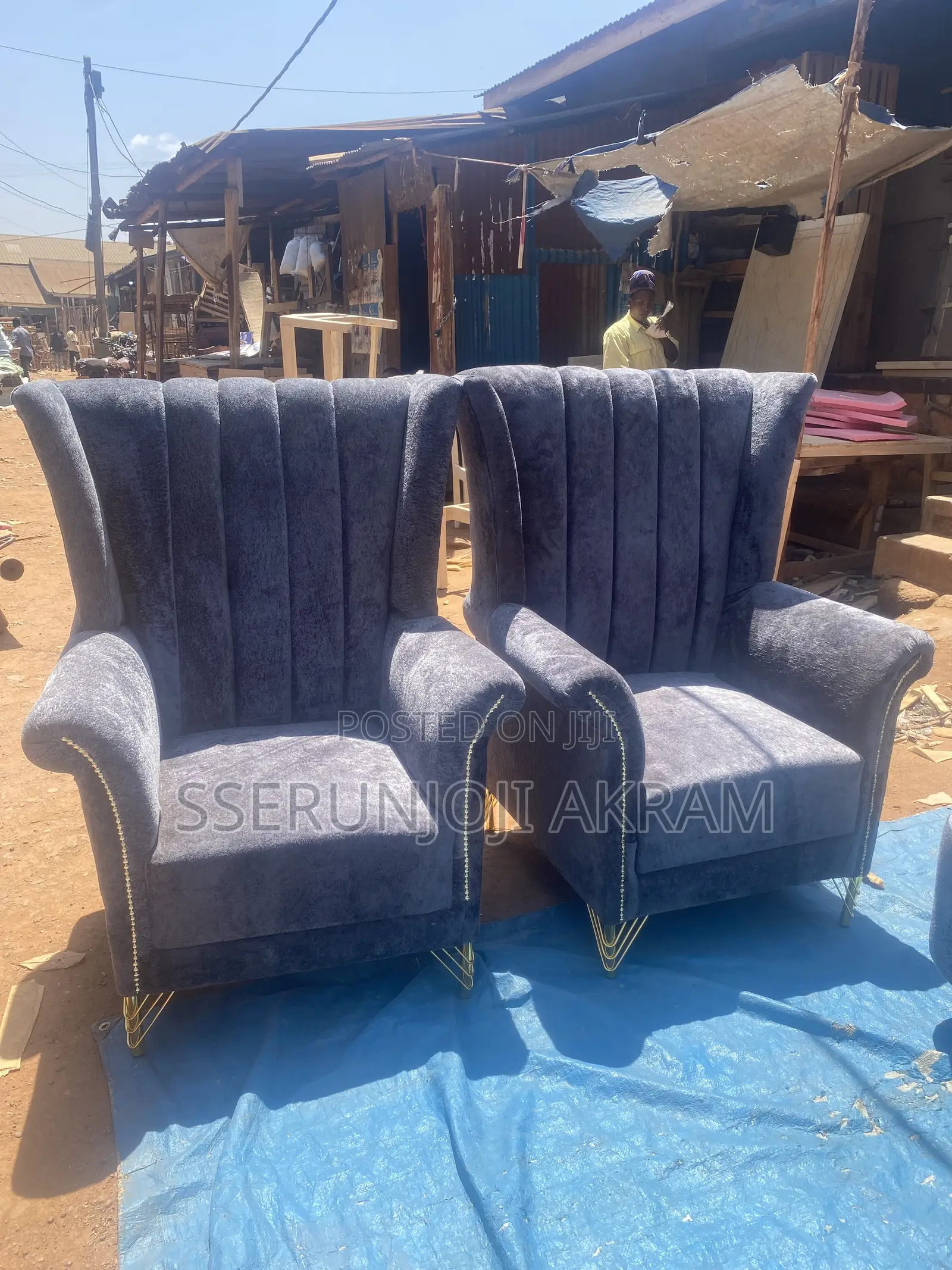 Gray Sofa Set