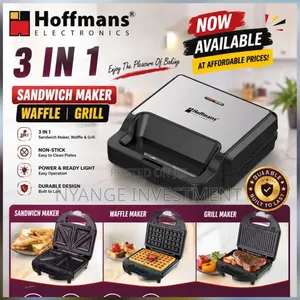 3 in 1 Sandwich Maker. Hoffman Sandwich Maker