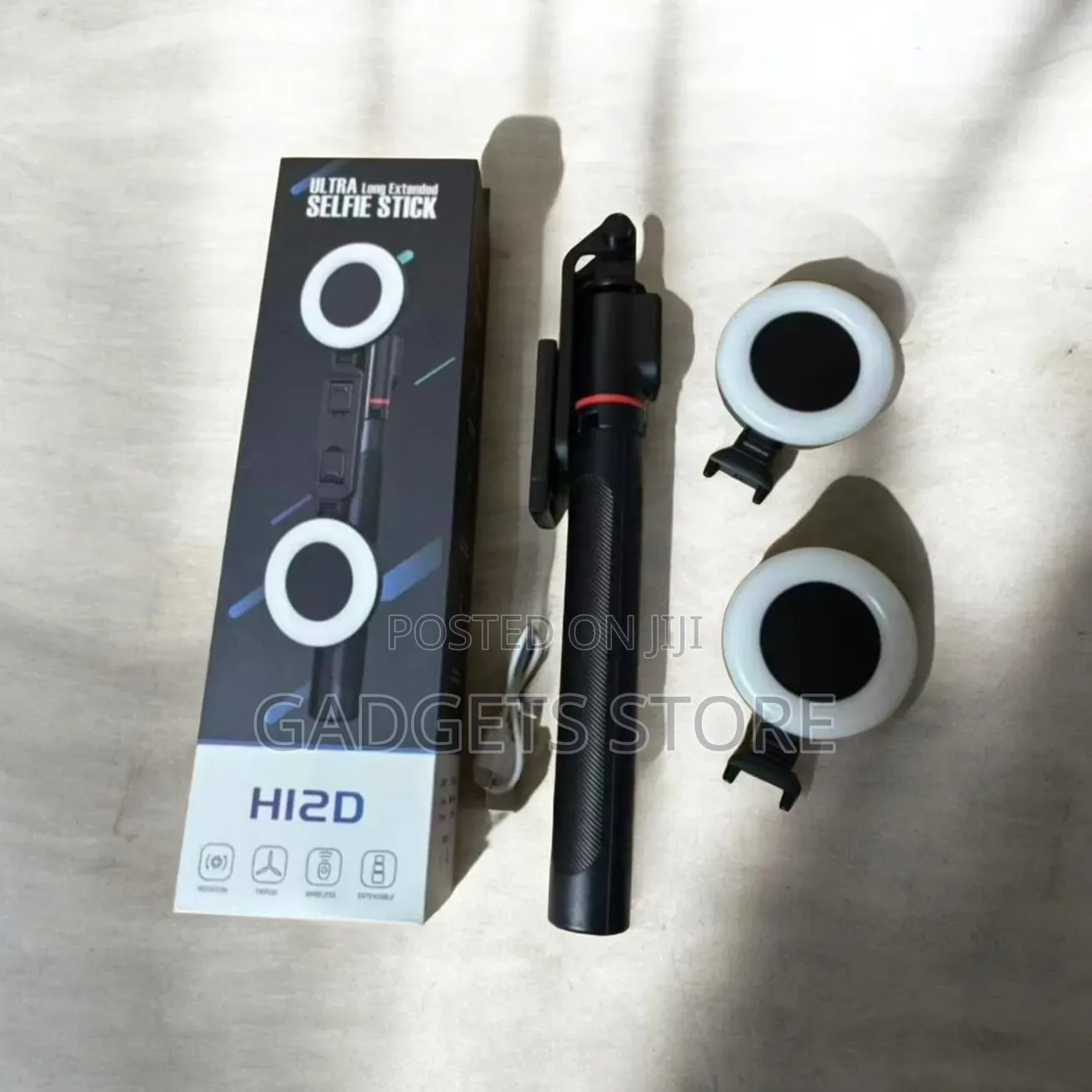H12D 4-in-1 Ultra Long Extended Selfie Stick