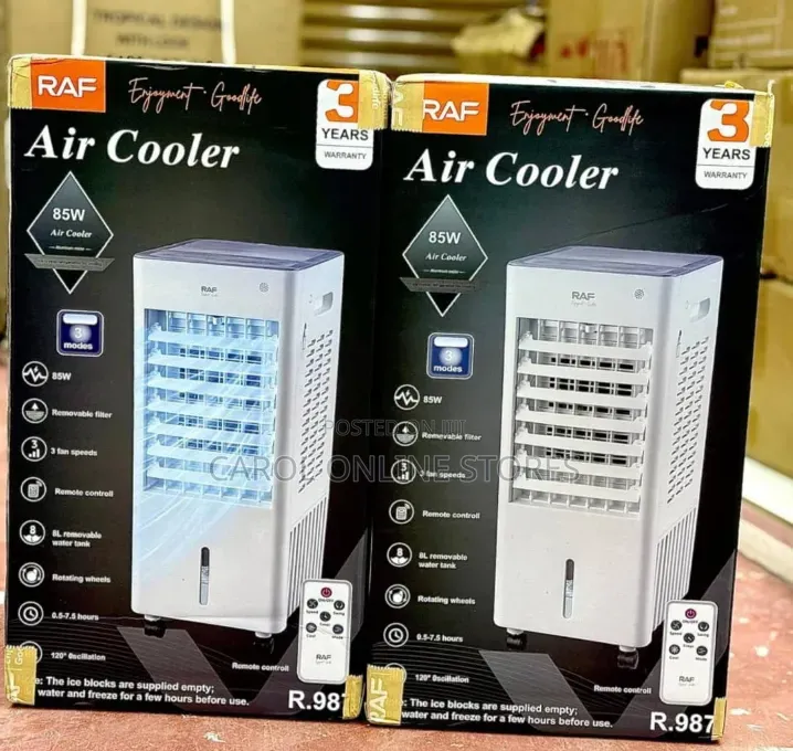 Raf 8 Liters Air Cooler With Wheels