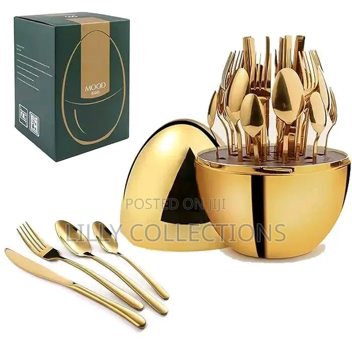 Egg Shaped Cutlery Set